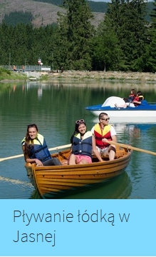pływanie łódką w jasnej